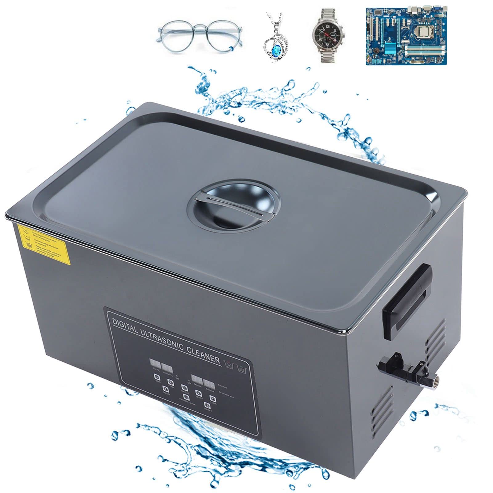 Amazon.co.jp: 超音波洗浄機、480W + 500W超音波洗浄機20〜80℃調整可能