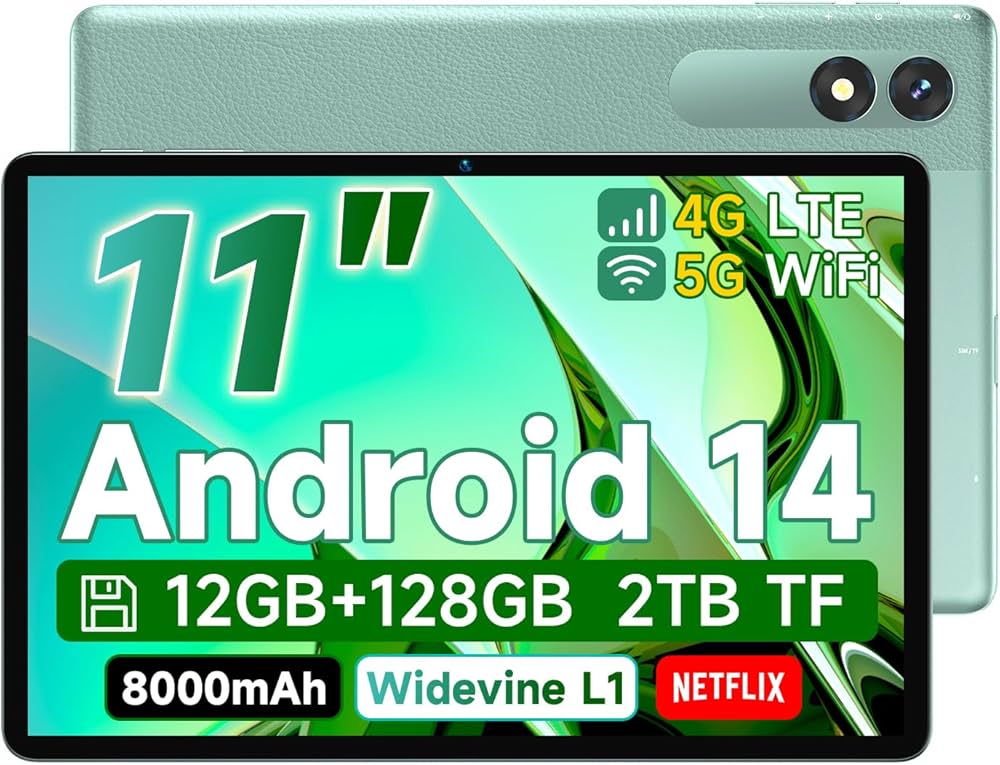 Amazon.co.jp: 【Android14 タブレット 11インチ Widevine L1