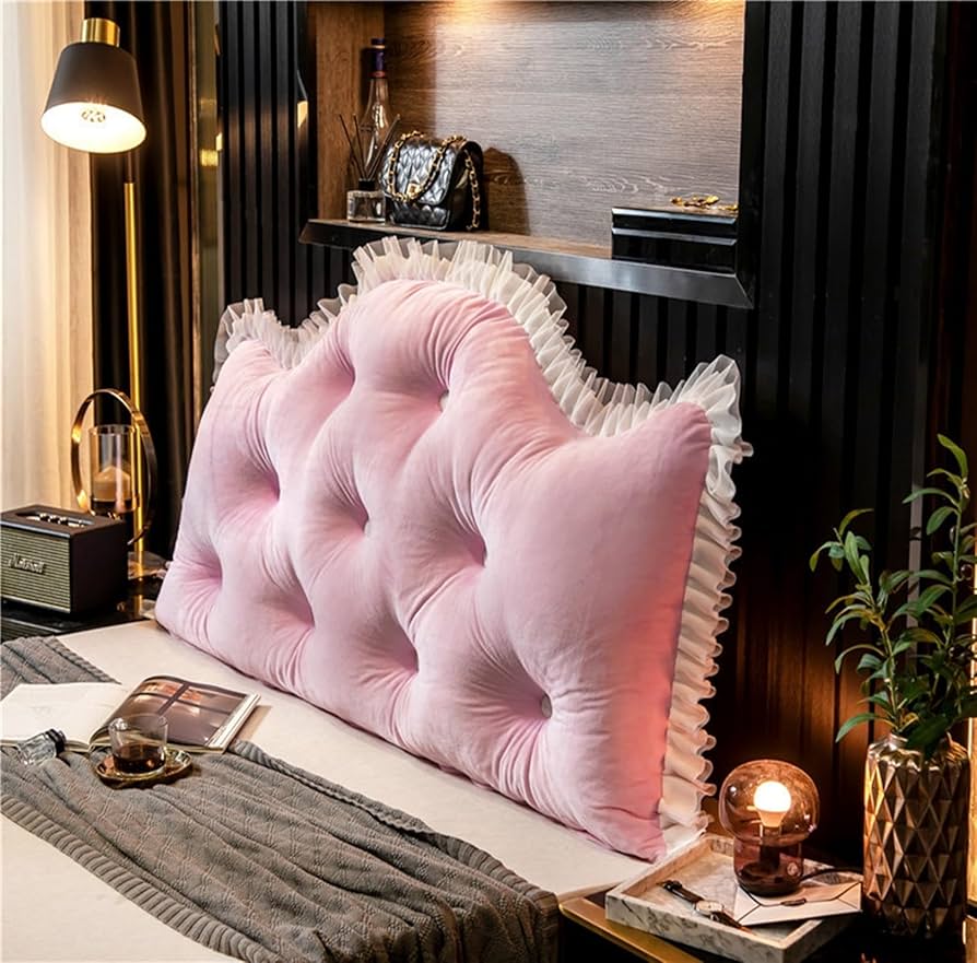 Amazon｜単色 ウェッジ枕 120*80cm ヘッドボードクッション 背もたれ