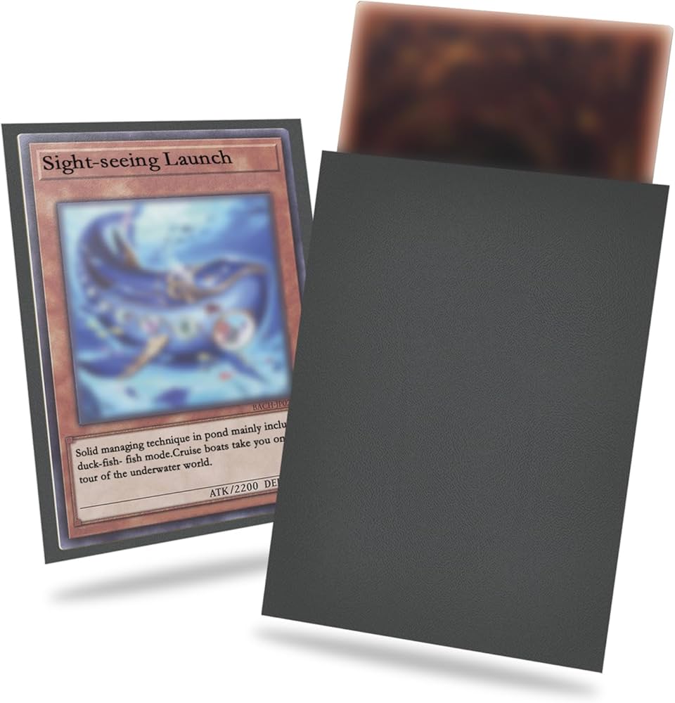 Amazon.co.jp: 遊戯王 カードスリーブ 200枚パック グレー 日本製