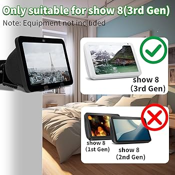 Amazon.co.jp: shinar メタル壁マウント Echo Show 8 (第3世代) 用