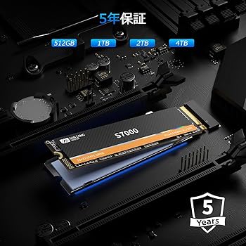 Amazon | SANZANG MASTER S7000 SSD 1TB NVMe M.2 PCIe Gen 4x4、M.2