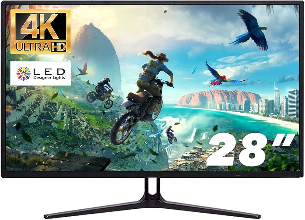 Amazon.co.jp: PCモニター 28インチ 超 4kパネル搭載 DC-M2804K