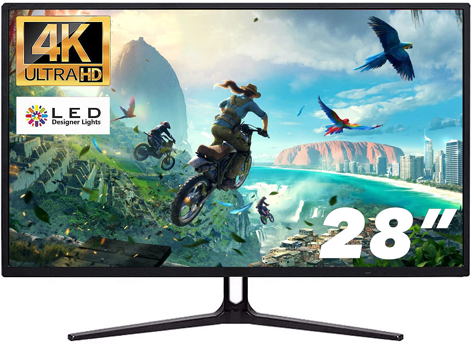 Amazon.co.jp: PCモニター 28インチ 超 4kパネル搭載 DC-M2804K