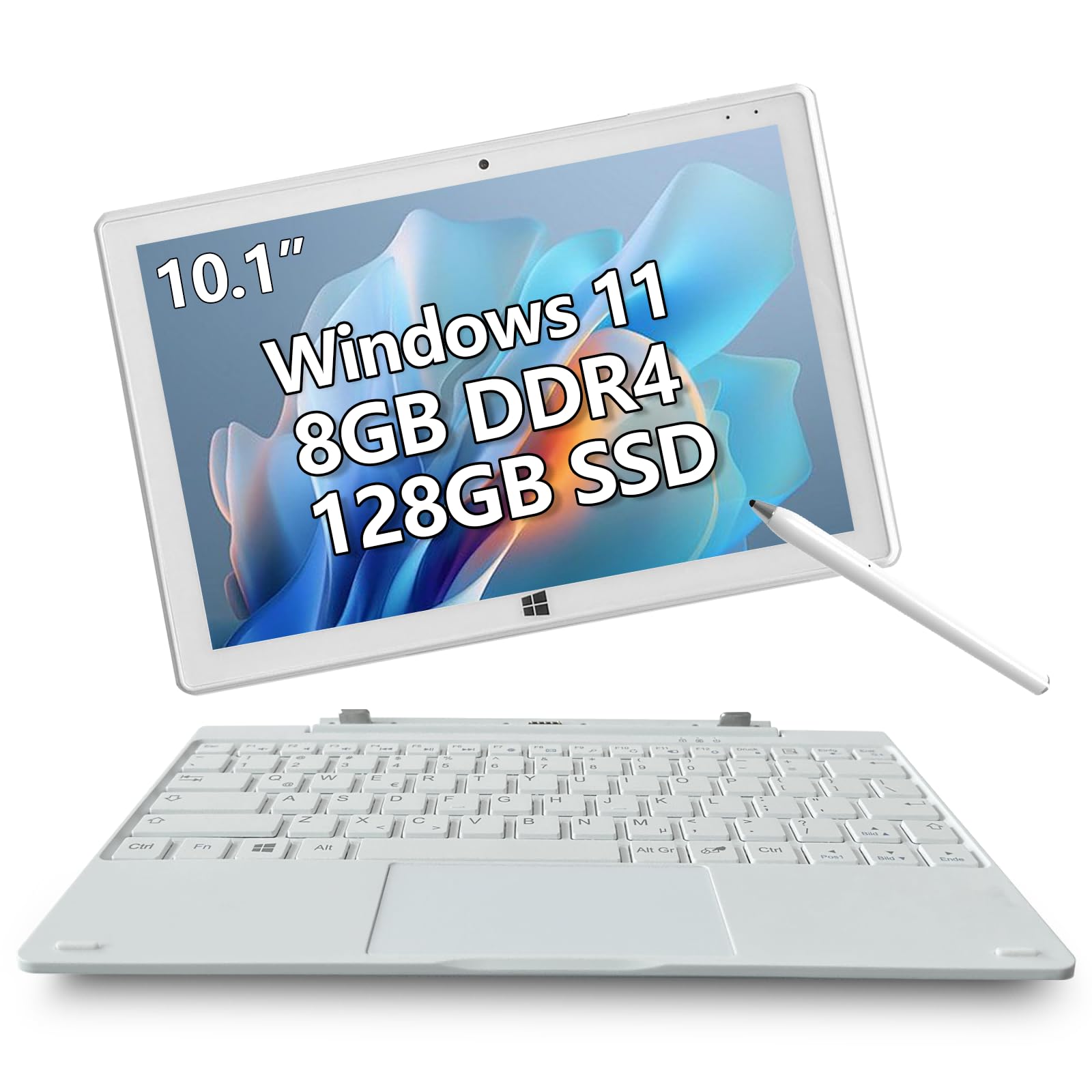 Amazon.co.jp: 2in1 Windows タブレットポンコン 8GB DDR4+128GB SSD