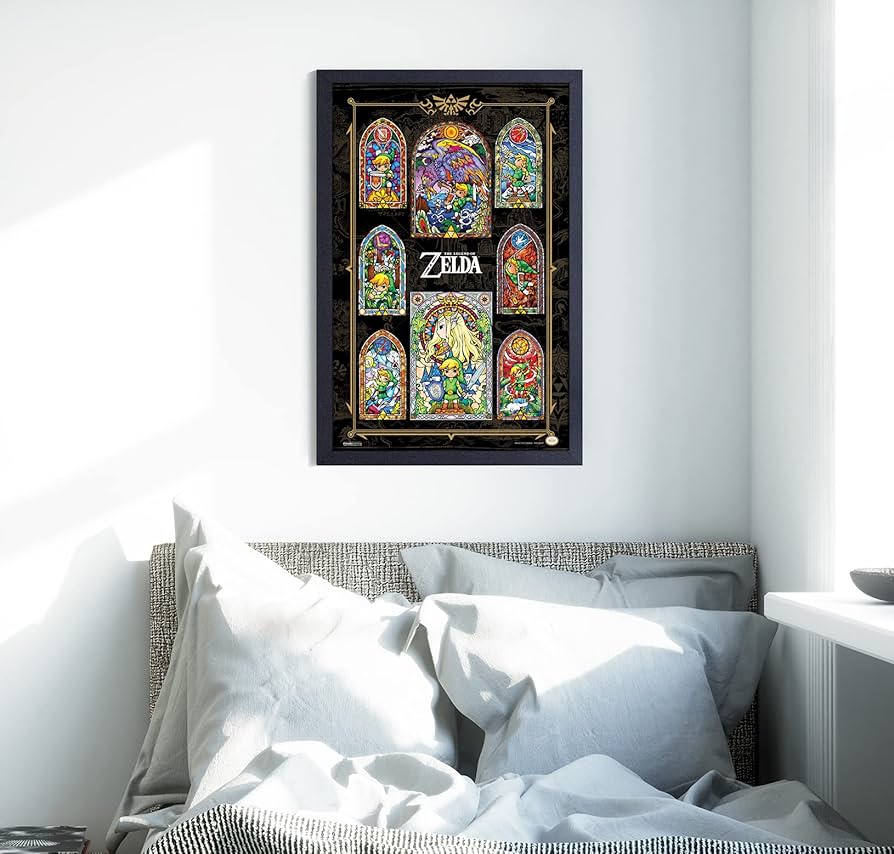 Amazon.co.jp: Pyramid America ゼルダ ステンドグラスコラージュ