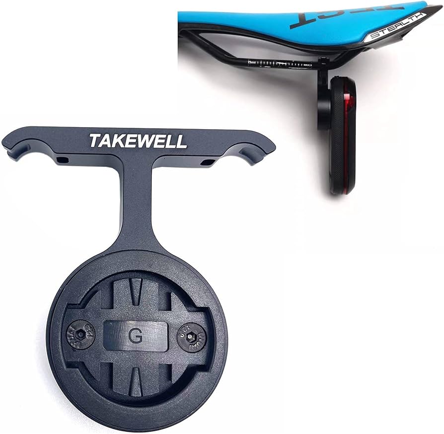 Amazon.com: takewell Bike Saddle Seat-Post Mount for Garmin Varia