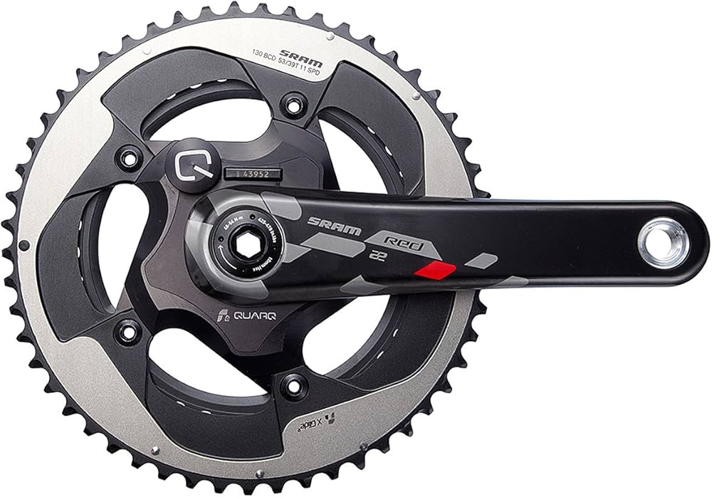 Amazon | SRAM Red22 Quarq Road BB30 クランクセット 162.5mm/53/39T