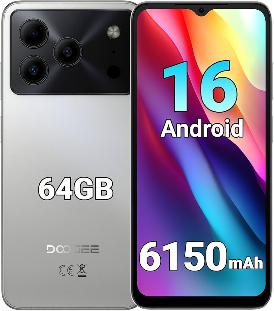 Amazon | 【Android 16 スマホ 新登場】DOOGEE Note56 SIMフリー