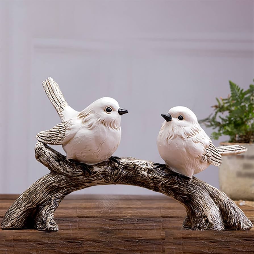 Amazon.co.jp: LxRx9 小鳥 置物 ガーデニング 置物 A 雑貨 庭 庭園