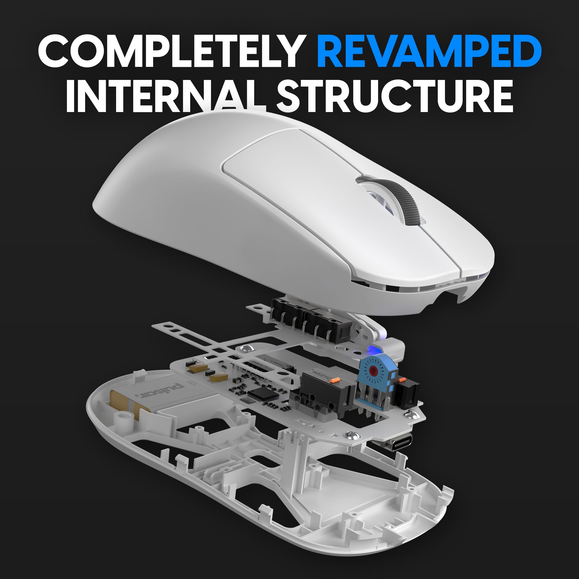 Amazon.co.jp: Pulsar Gaming Gears X2V2 Mini ワイヤレス ゲーミング