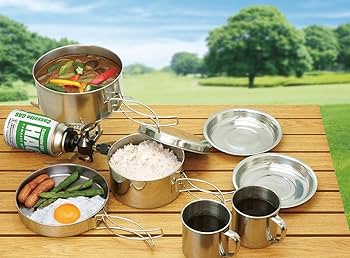 Amazon | ハック Montagna クッカー セット アウトドア 万能 炒めも