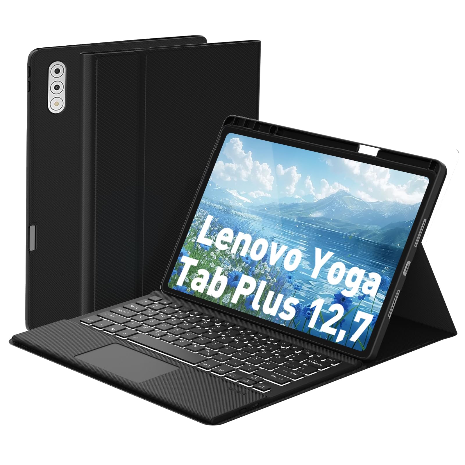 Amazon.com: Keyboard Case Touch for Lenovo Yoga Tab Plus 12.7