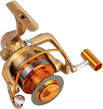 Amazon | スピニングリール 魚釣りリールゴールド9モデル