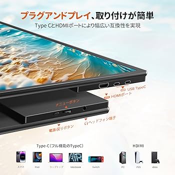 Amazon.co.jp: 21.5インチ タッチパネル モバイルモニター Newsoul