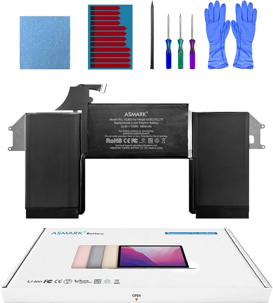 Amazon.co.jp: ASMARK Macbook Air A1932 バッテリー 交換 適用 13