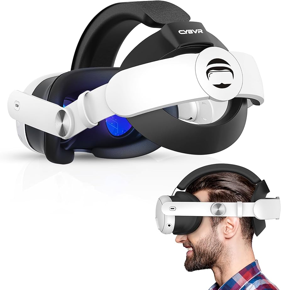 Amazon.com: CYBVR Elite Comfort Head Strap for The Meta Quest 3