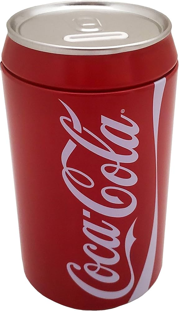 Amazon | Coca-Cola コカコーラ ブリキ缶バンク 貯金箱 20cm | 貯金箱