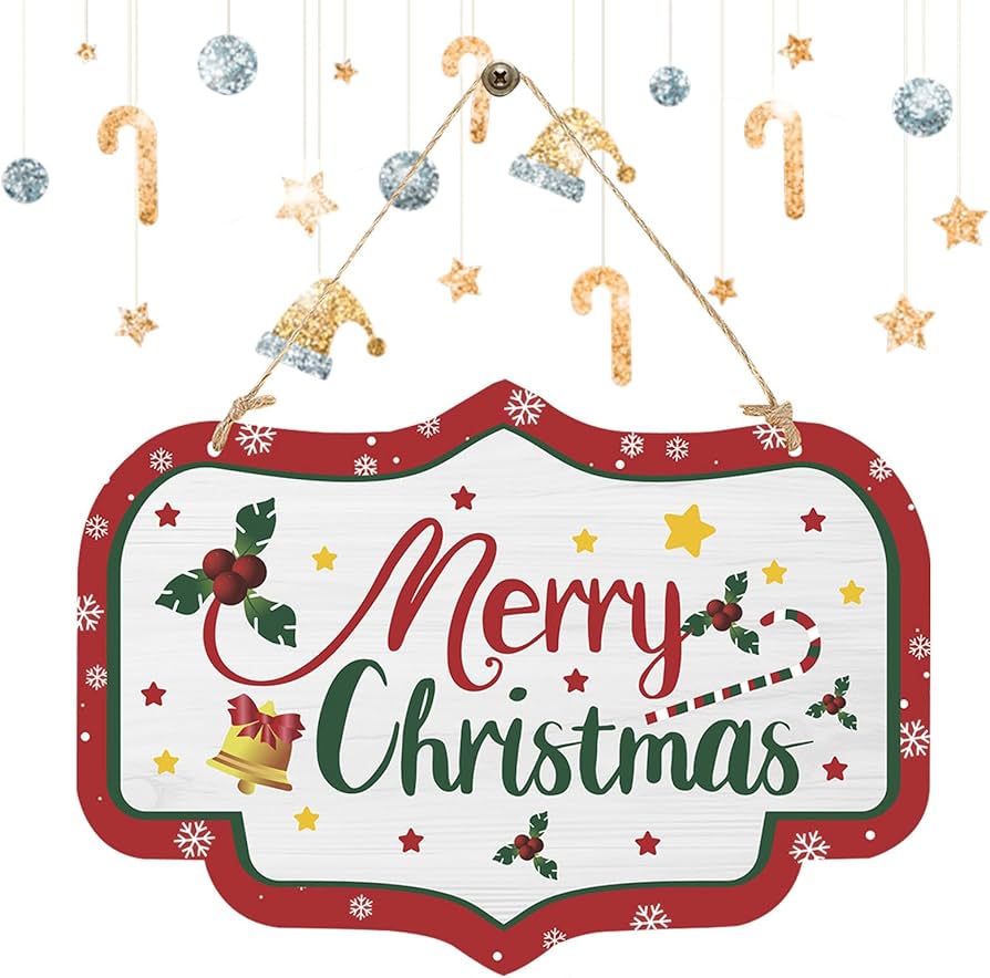 Amazon.co.jp: メリークリスマス吊り下げサイン - メリークリスマス