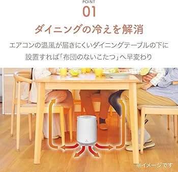 Amazon | アピックス(APIX INTL) 360°セラミックヒーター 「どこでも