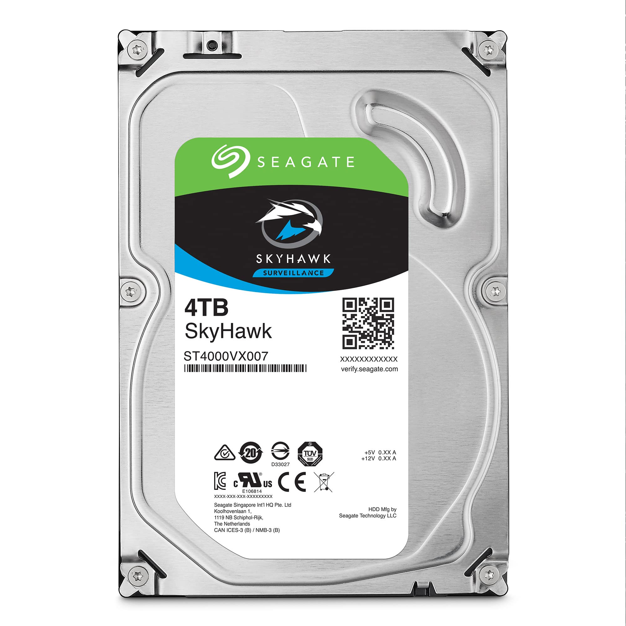Seagate SkyHawk 4TB Surveillance Internal Hard Drive HDD – 3.5