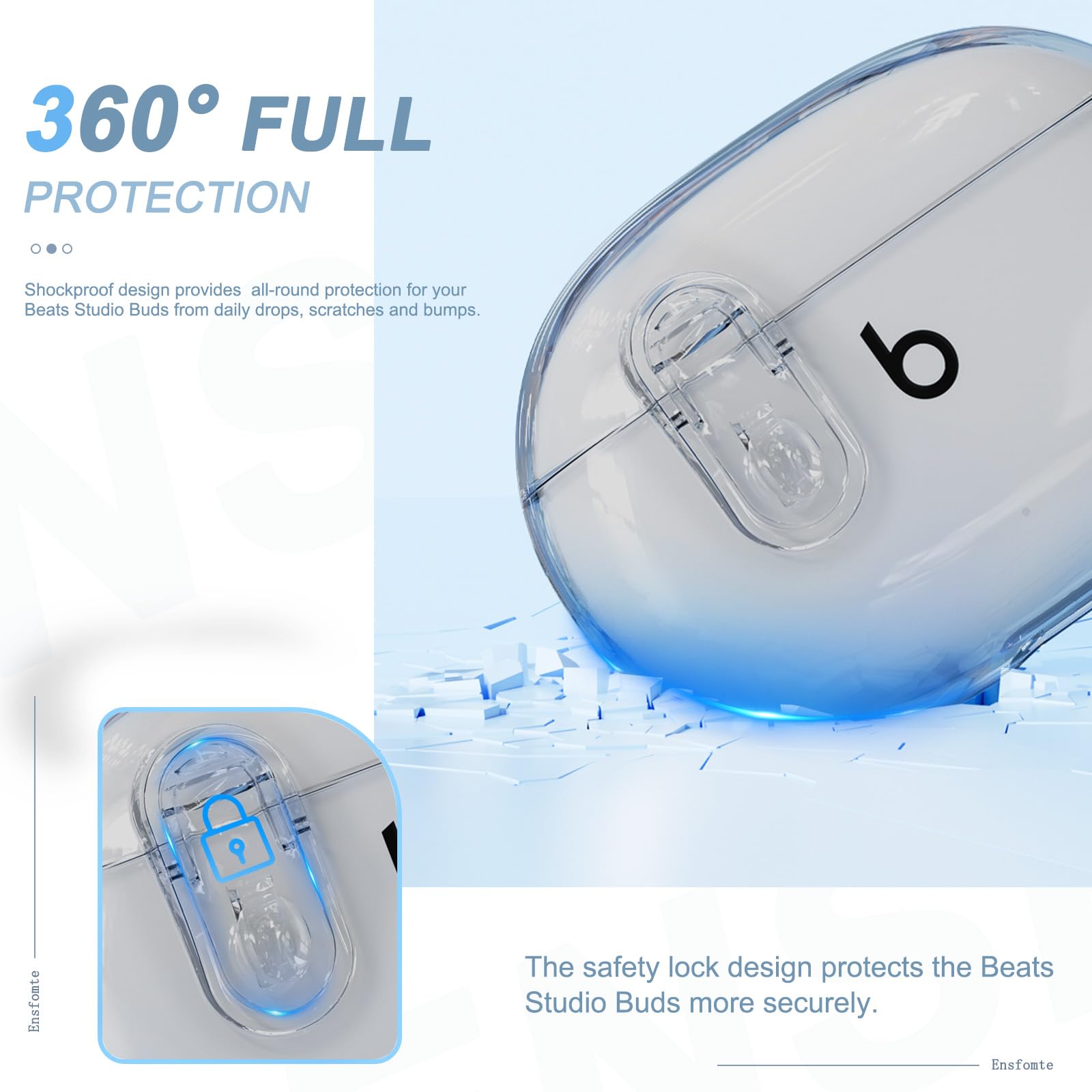 Amazon.com: Clear Case for New Beats Studio Buds + (2023) / Beats