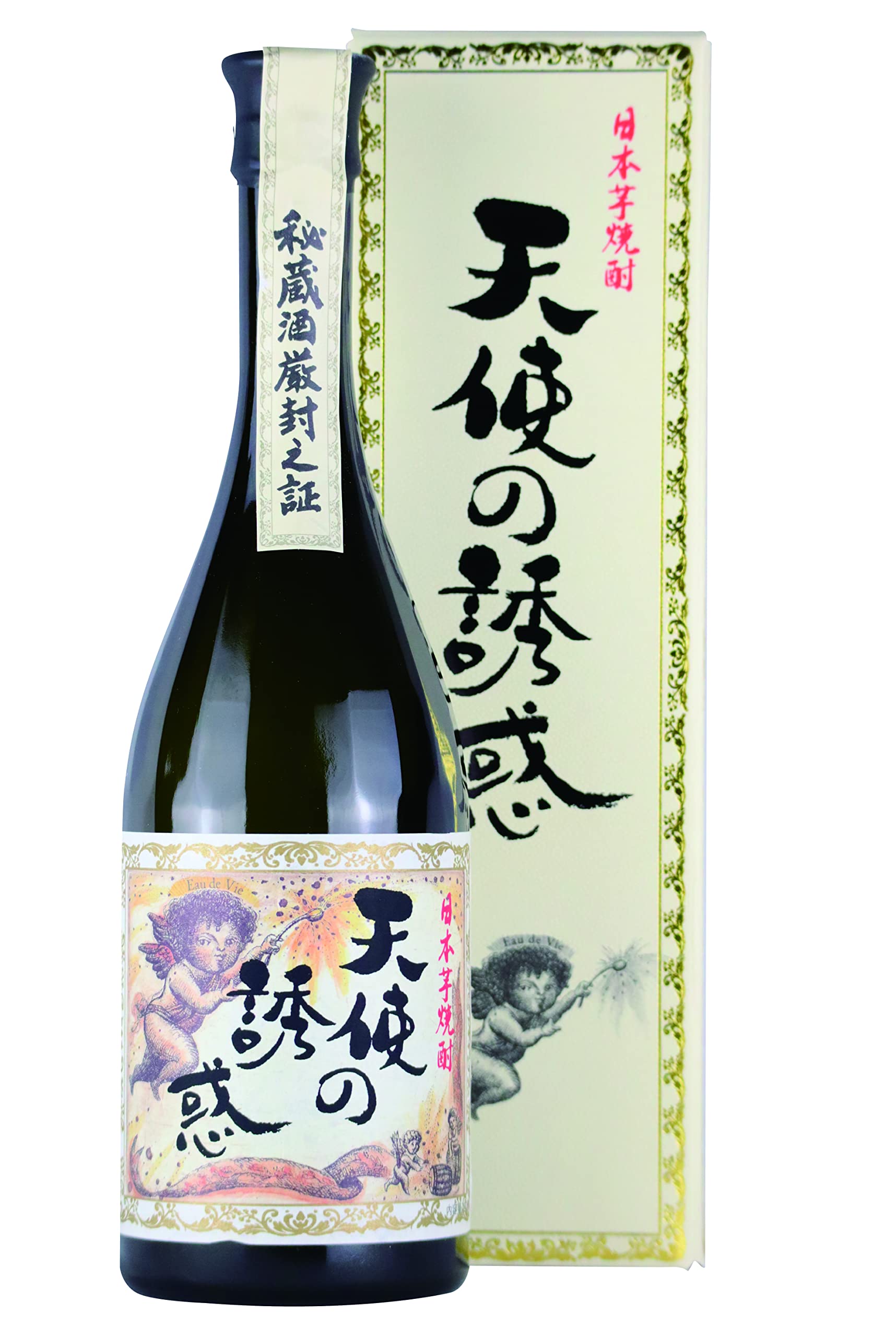 Amazon.co.jp: 西酒造 天使の誘惑 40度 720ml : 食品・飲料・お酒