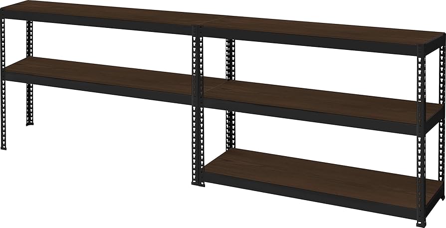 Amazon｜[ドリームウェア] スチールラック (メタル＆ウッド) 幅121