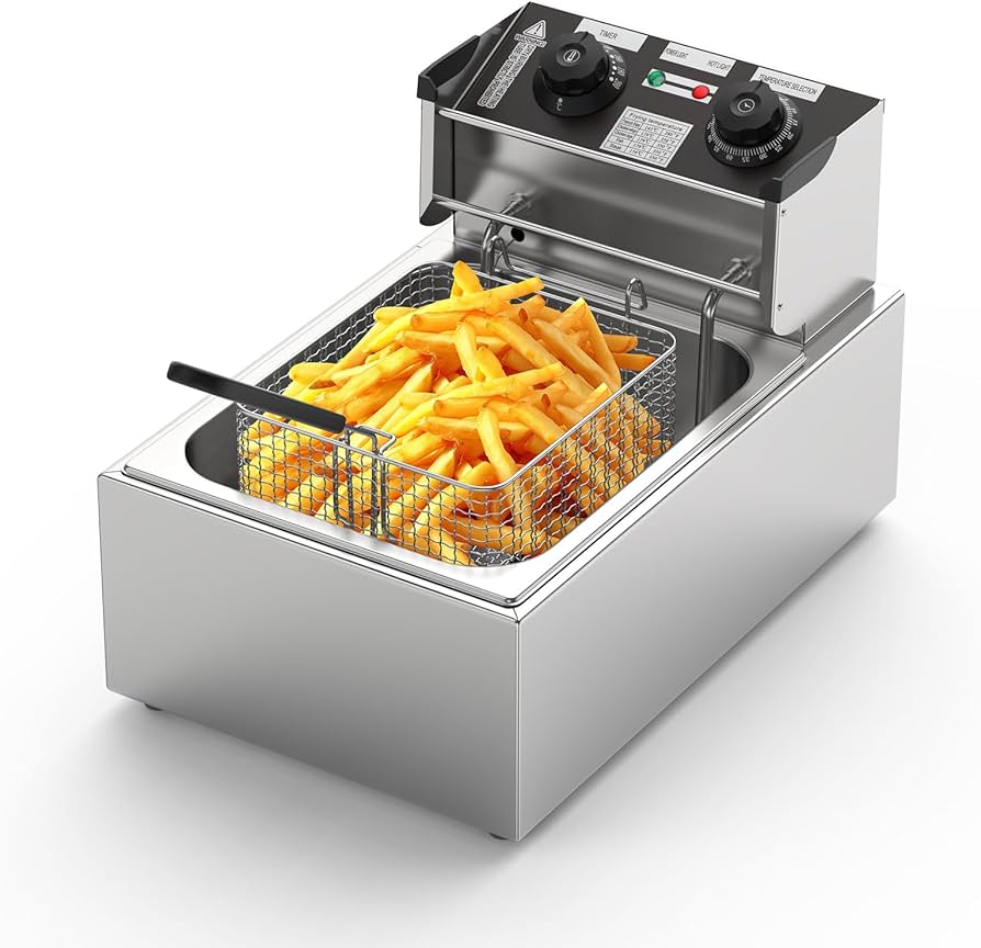 Amazon.co.jp: BriSunshine フライヤー 業務用 電気フライヤー 10L