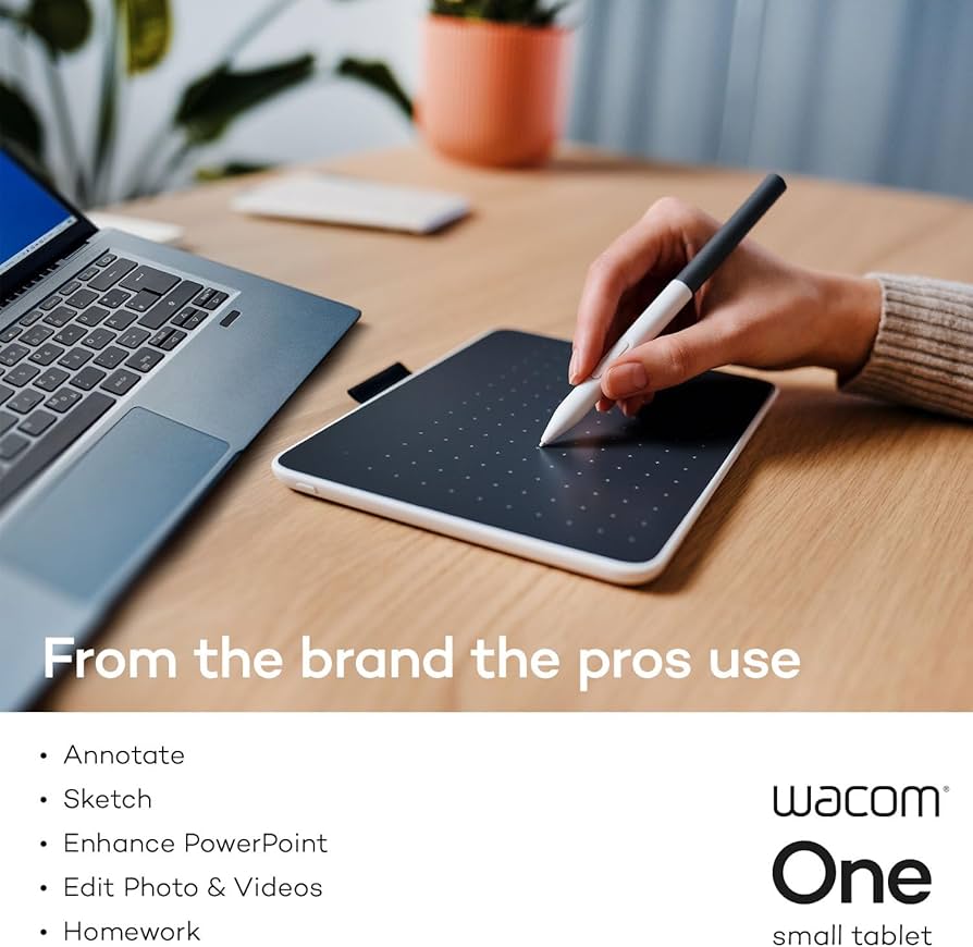 Amazon.com: Wacom One Bluetooth Drawing Tablet Medium 9.9