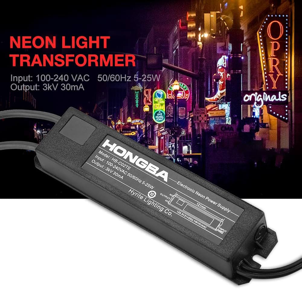 Amazon.co.jp: Acogedor ネオントランス、ネオン電子変圧器、3KV/30mA