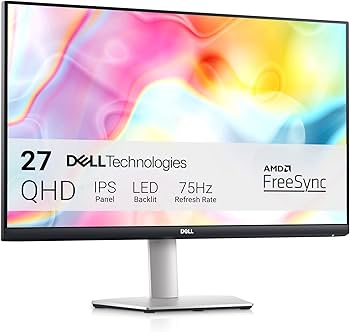 Amazon.com: Dell S2722DC Monitor - 27-inch WQHD (2560x1440) 75Hz
