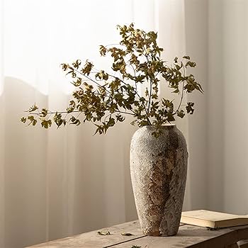 Amazon｜ヴィンテージアンティーク花瓶陶器ポット装飾装飾ポーチテレビ