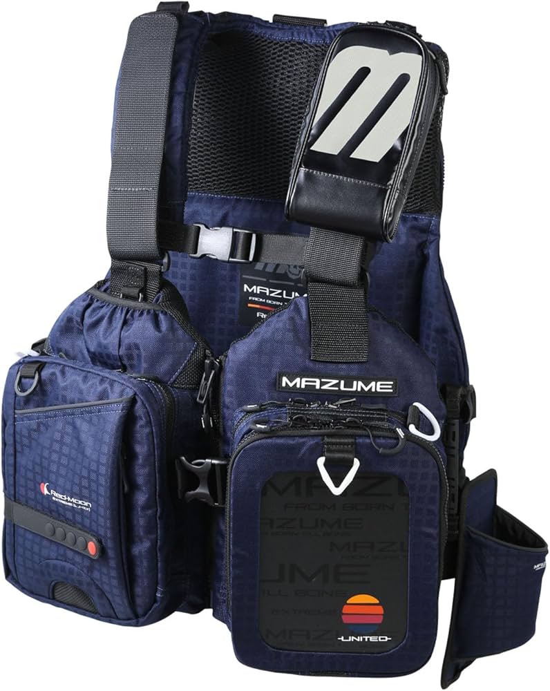 Amazon | mazume レッドムーン ライフジャケット IX MZLJ-827 ネイビー