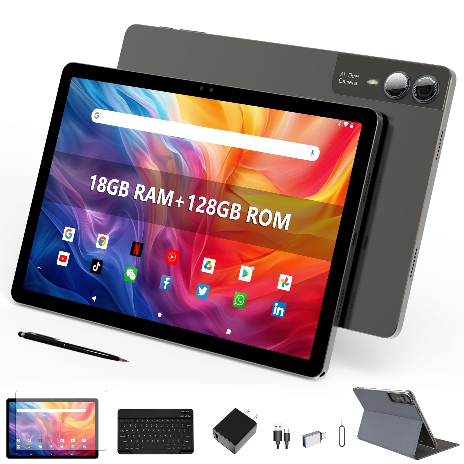 Amazon.co.jp: 11インチタブレット Android 14 2000*1200 2K