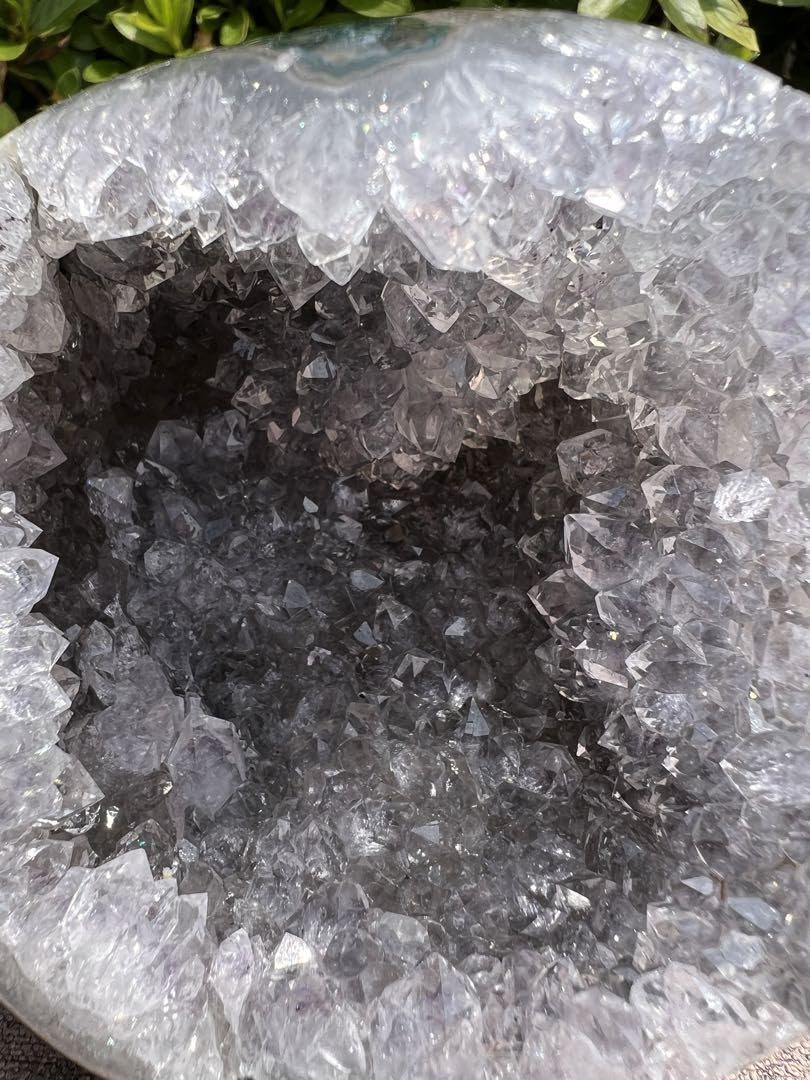 Amazon.co.jp: 169 ホワイトアメジストドーム クラスター ウルグアイ産