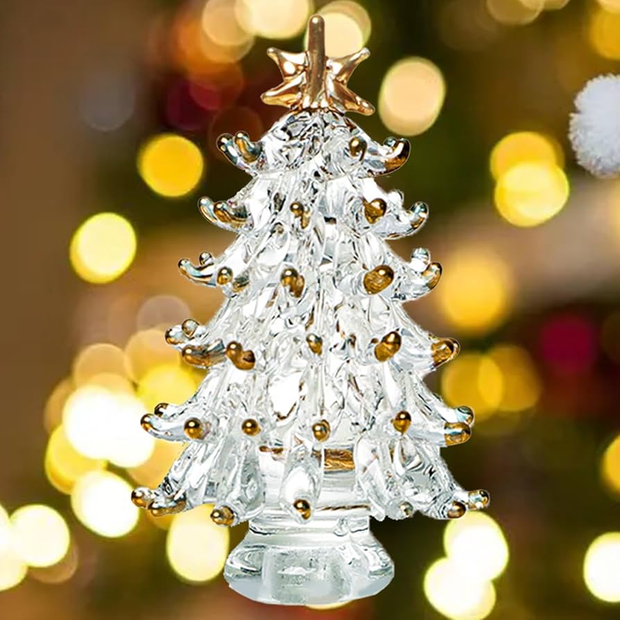 Amazon.co.jp: JIFOVER ハンドメイドステンドグラスクリスマスツリー