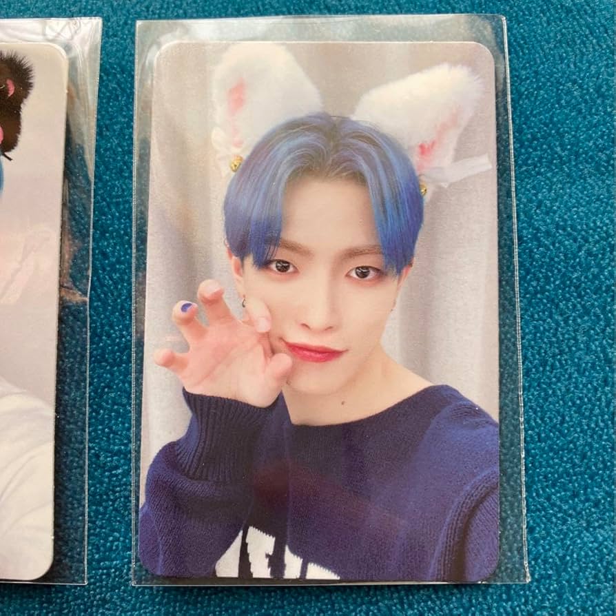 Amazon.co.jp: ATEEZ ホンジュン MAKESTAR ラキドロ トレカ 猫耳