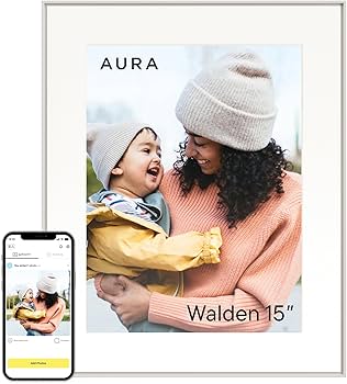 Amazon | Aura Walden 15インチ WiFi デジタル写真フレーム