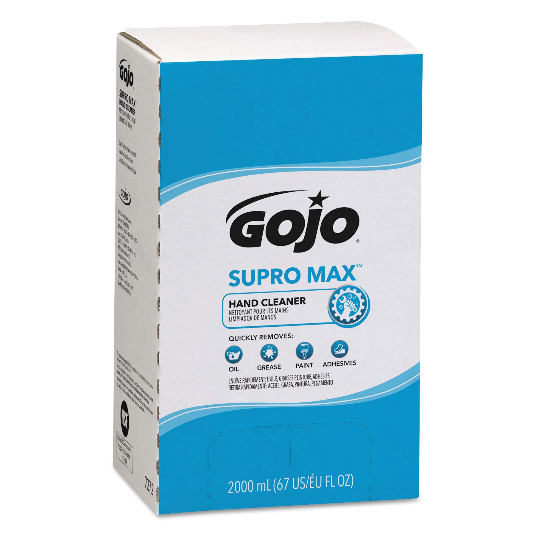 Amazon.com: GOJO 7272-04 Supro Max Hand Cleaner 2000 mL Refill for