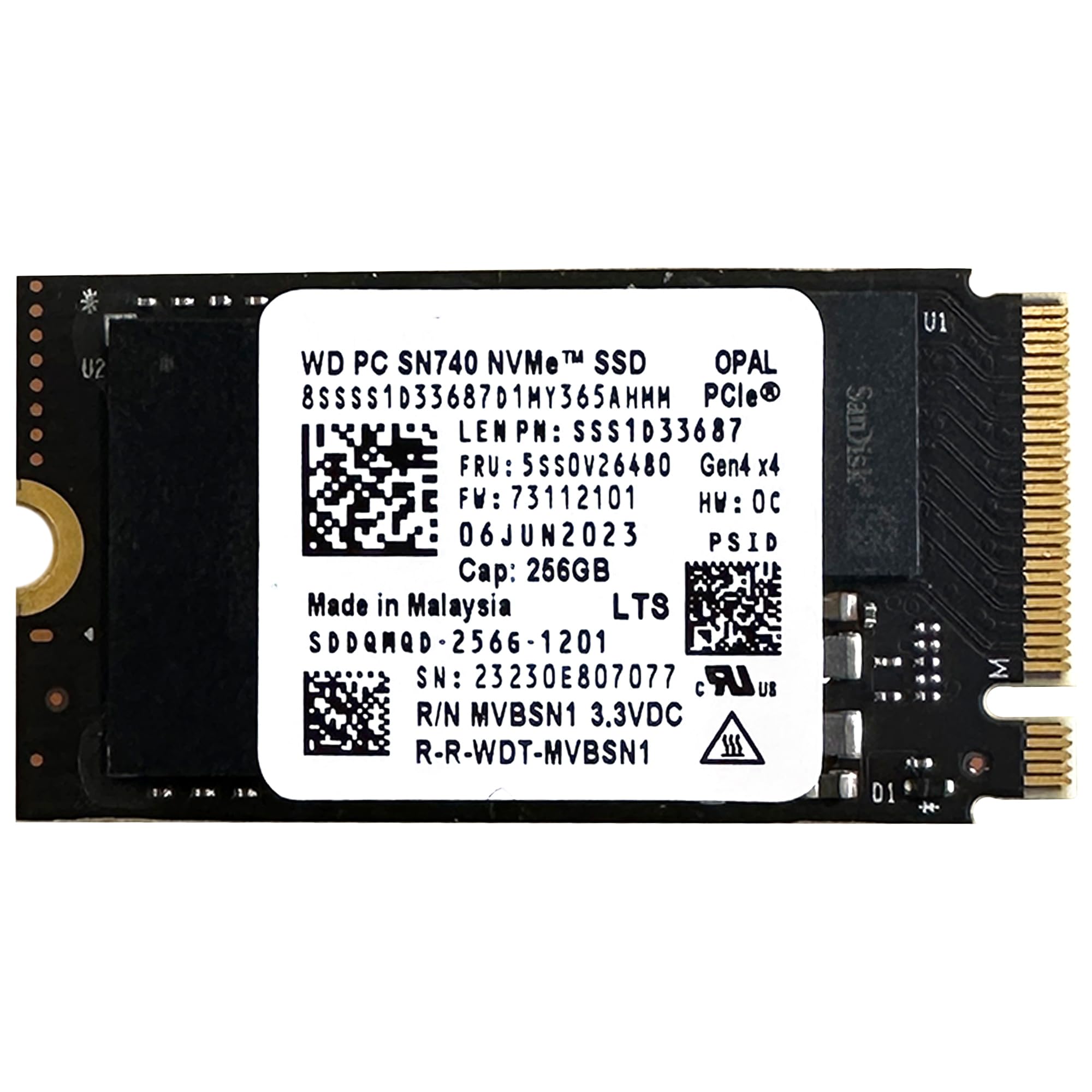 Amazon | OemGenuine WDC SN740 256GB M.2 2242 PCI-e 4.0 Gen 4x4NVME