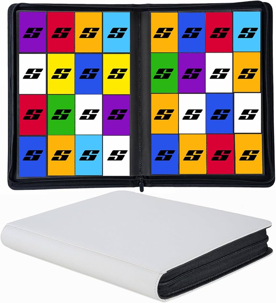 Amazon.com: 1000+ Pockets Trading Card Binder, 16 Pocket Ringless