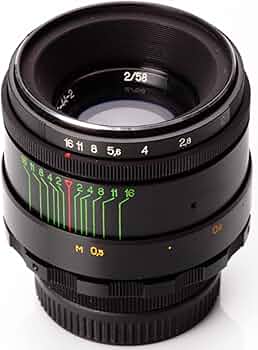Amazon.co.jp: ヘリオス44-2 58mm F2ロシアレンズ、M 42マウントカメラ