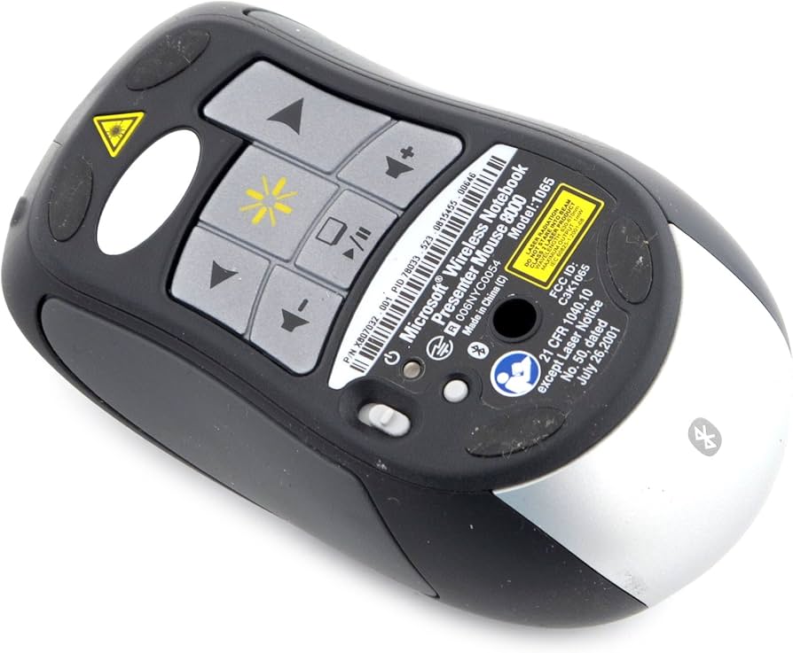 Amazon.com: Microsoft Wireless Notebook Presenter Mouse 8000