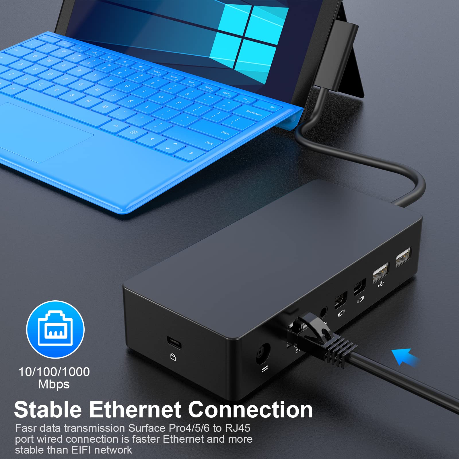 Amazon.co.jp: Surface Dock Surface Pro ドッキングステーション 90W