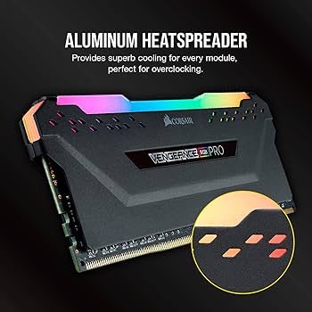 CORSAIR Vengeance RGB PRO DDR4 RAM 32GB (2x16GB) 3200MHz CL16-20