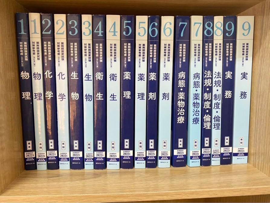 Amazon.co.jp: 品薬剤師国家試験対策 青本 青問 セット 薬ゼミ 薬学