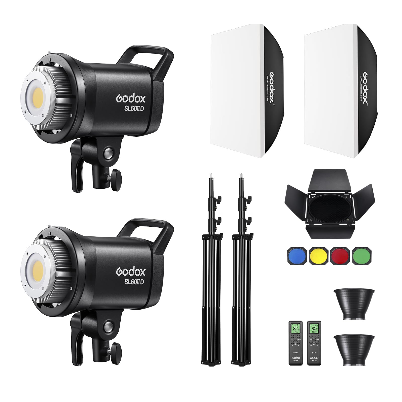 Amazon | 【Godox正規代理店】Godox SL60IID 70W 定常光LEDライト 2灯