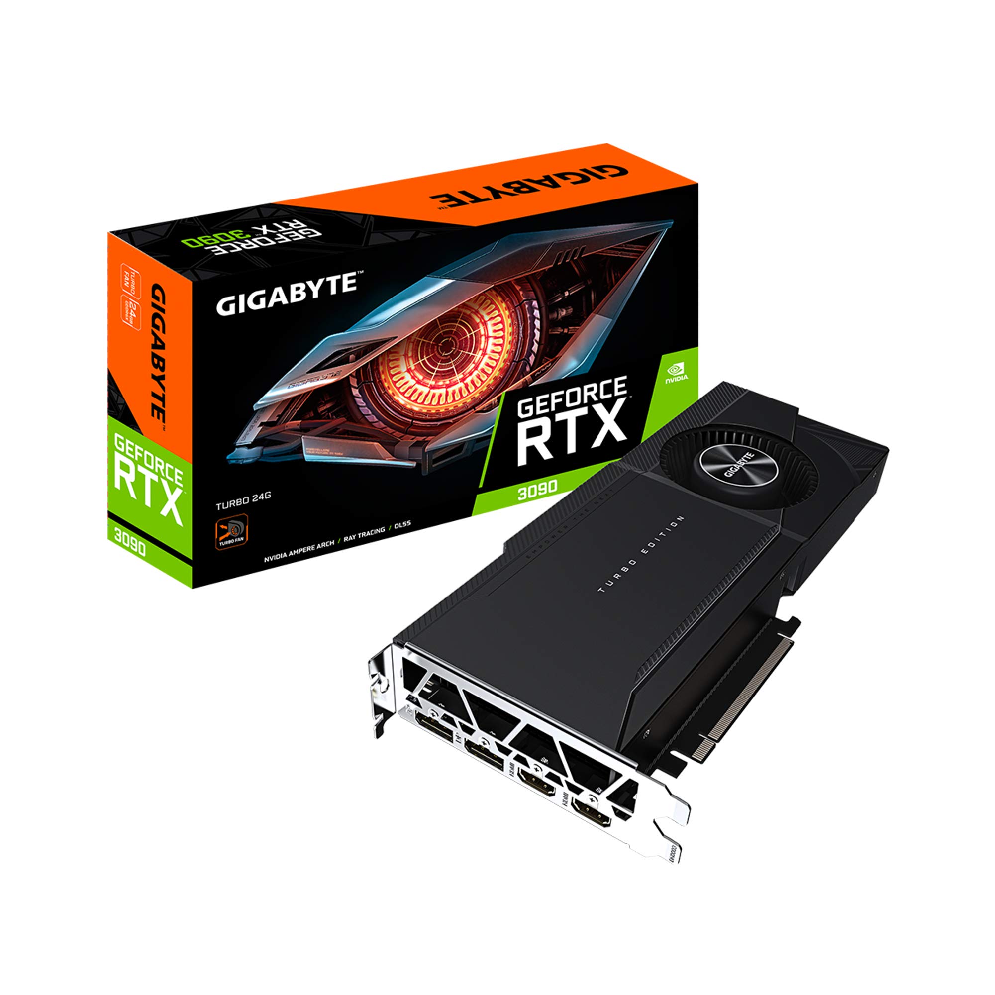 Amazon | Gigabyte 24GB NVIDIA GeForce RTX 3090 Turbo GDDR6X