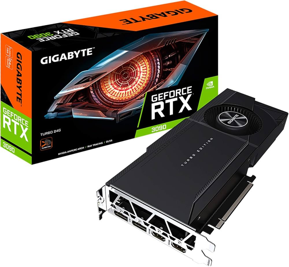 Amazon | Gigabyte 24GB NVIDIA GeForce RTX 3090 Turbo GDDR6X